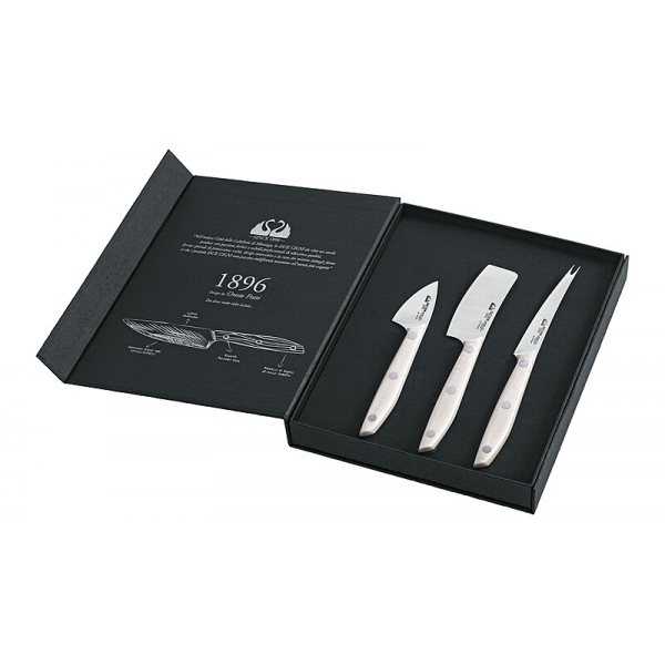 2C 1018 W FOX ue Cigni set 3 pezzi coltelli formaggio linea 1896 2C 1018 W FOX ue Cigni set 3 pezzi coltelli formaggio linea 1896